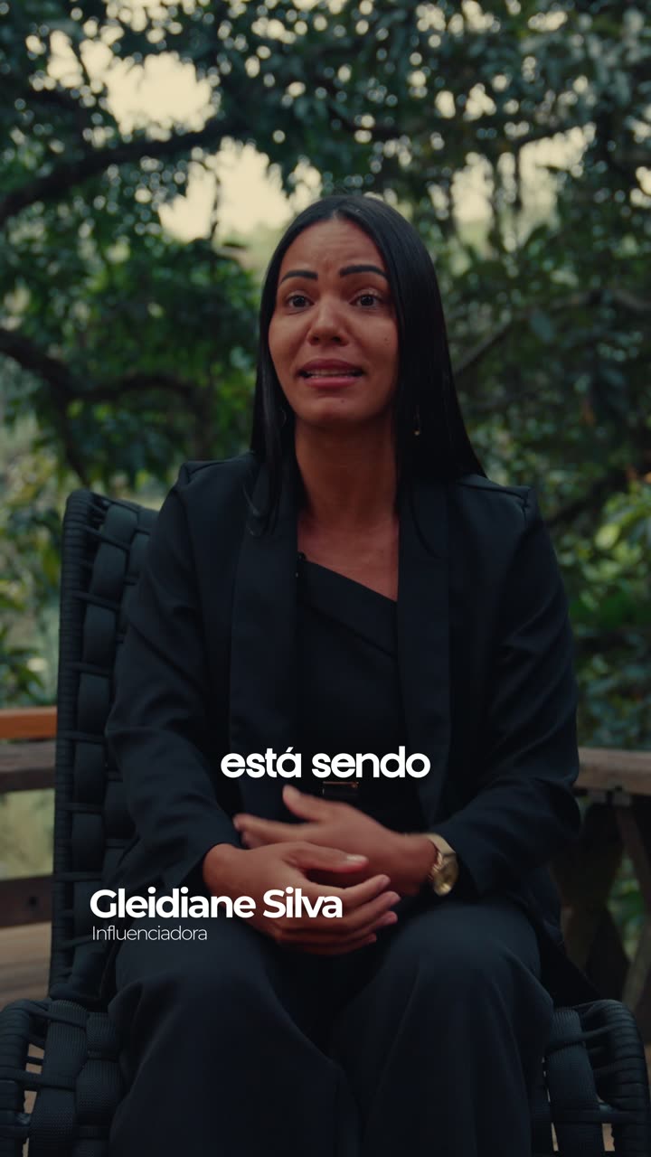 Gleidiane Silva no depoimento em vídeo