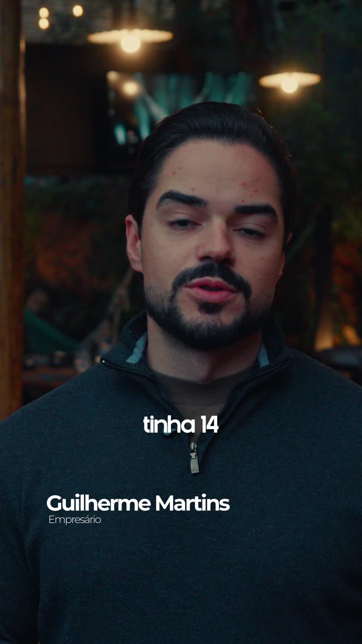 Guilherme Martins no depoimento em vídeo