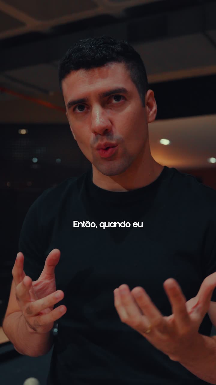 Roberth Resende no depoimento em vídeo