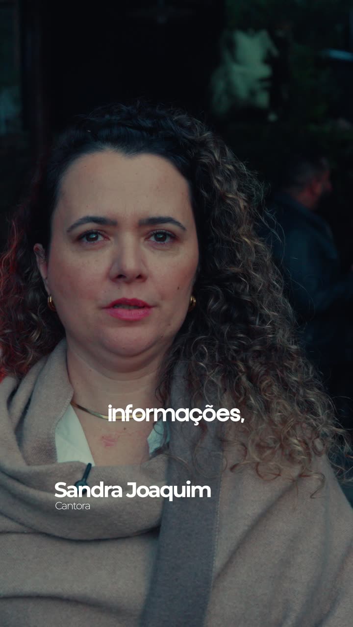Sandra Joaquim no depoimento em vídeo